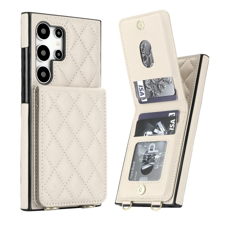 Custodia per cellulare a tracolla romboidale con protezione RFID e porta carte., For Galaxy S24 Ultra 5G, For Galaxy S24+ 5G, For Galaxy S24 5G