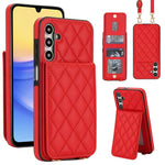 Custodia per cellulare a tracolla romboidale con protezione RFID e porta carte., For Galaxy S24 Ultra 5G, For Galaxy S24+ 5G, For Galaxy S24 5G
