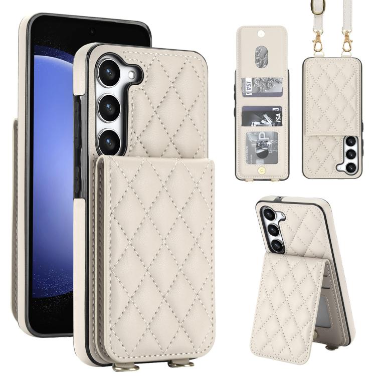 Custodia per cellulare a tracolla romboidale con protezione RFID e porta carte., For Galaxy S23 Ultra 5G, For Galaxy S23+ 5G, For Galaxy S23 5G