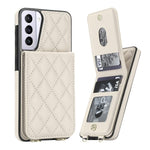 Custodia per cellulare a tracolla romboidale con protezione RFID e porta carte., For Galaxy S21 5G, For Galaxy S21+ 5G, For Galaxy S21 Ultra 5G