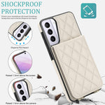 Custodia per cellulare a tracolla romboidale con protezione RFID e porta carte., For Galaxy S21 5G, For Galaxy S21+ 5G, For Galaxy S21 Ultra 5G