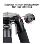Treppiede grande in fibra di carbonio per videocamera robusta BEXIN ST424C, tubo massimo: 40 mm, ST424C