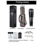 Treppiede grande in fibra di carbonio per videocamera robusta BEXIN ST424C, tubo massimo: 40 mm, ST424C