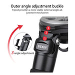 Treppiede grande in fibra di carbonio per videocamera robusta BEXIN ST424C, tubo massimo: 40 mm, ST424C