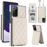 Custodia per cellulare a tracolla romboidale con protezione RFID e porta carte., For Galaxy Note20 Ultra, For Galaxy Note20