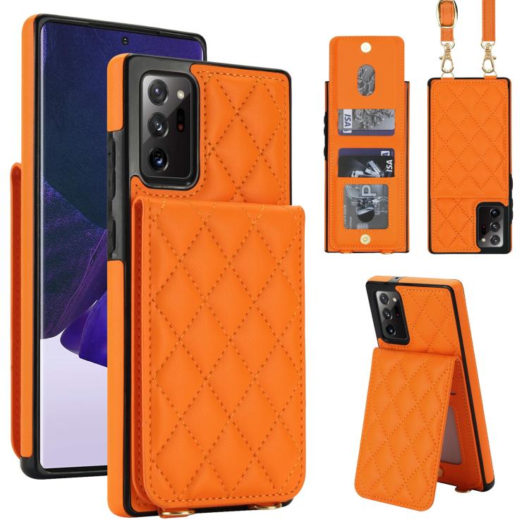 Custodia per cellulare a tracolla romboidale con protezione RFID e porta carte., For Galaxy Note20 Ultra, For Galaxy Note20