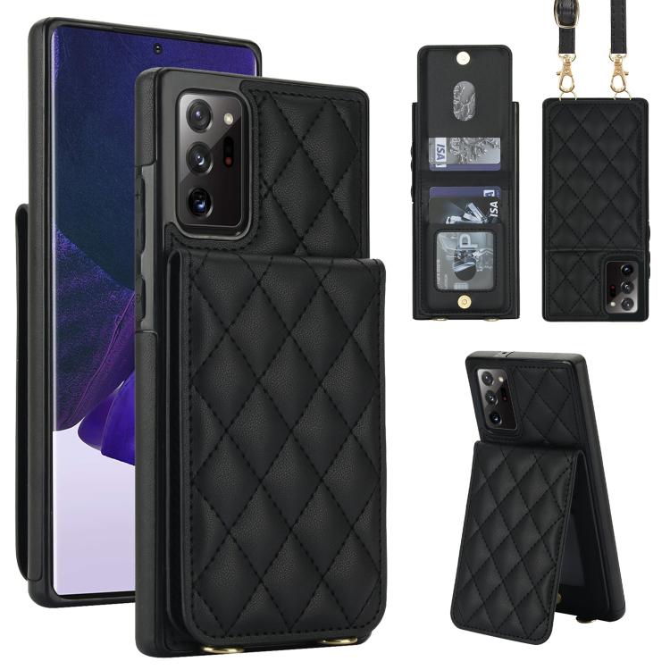 Custodia per cellulare a tracolla romboidale con protezione RFID e porta carte., For Galaxy Note20 Ultra, For Galaxy Note20