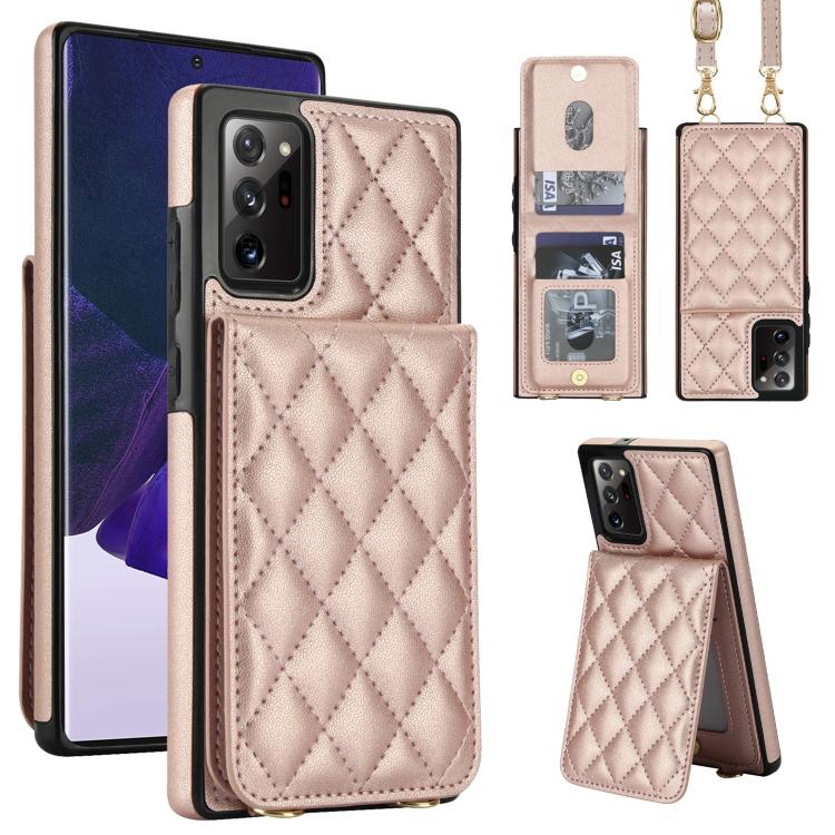 Custodia per cellulare a tracolla romboidale con protezione RFID e porta carte., For Galaxy Note20 Ultra, For Galaxy Note20