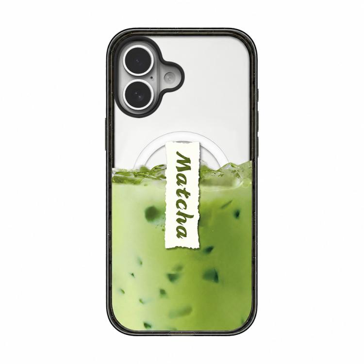 Cover magnetica in acrilico TPU con motivo torta Matcha Latte., For iPhone 16 Pro Max, For iPhone 16 Pro, For iPhone 16 Plus, For iPhone 16