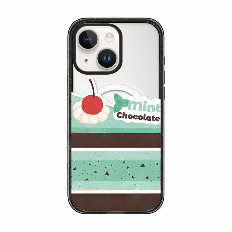 Cover magnetica in acrilico TPU con motivo torta Matcha Latte., For iPhone 13 Pro Max, For iPhone 13 Pro, For iPhone 13, For iPhone 12