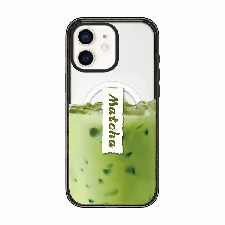 Cover magnetica in acrilico TPU con motivo torta Matcha Latte., For iPhone 13 Pro Max, For iPhone 13 Pro, For iPhone 13, For iPhone 12