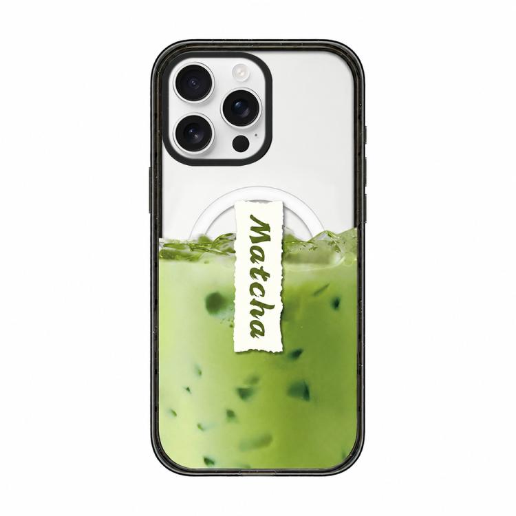 Cover magnetica in acrilico TPU con motivo torta Matcha Latte., For iPhone 12 Pro Max, For iPhone 12 Pro, For iPhone 11