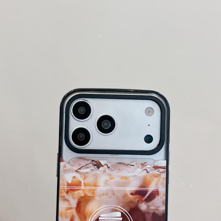 Cover magnetica in acrilico TPU con motivo torta Matcha Latte., For iPhone 13 Pro Max, For iPhone 13 Pro, For iPhone 13, For iPhone 12