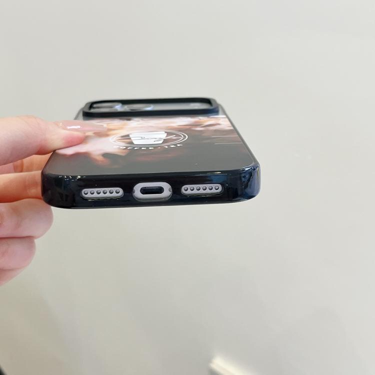Cover magnetica in acrilico TPU con motivo torta Matcha Latte., For iPhone 12 Pro Max, For iPhone 12 Pro, For iPhone 11