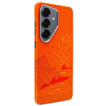 Adesivo per telefono magnetico con texture in Kevlar e effetto acqua, For Galaxy S26+ 5G, For Galaxy S26 Ultra 5G, For Galaxy S26 5G, For Galaxy S25 5G, For Galaxy S25+ 5G, For Galaxy S25 Ultra 5G