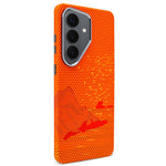 Adesivo per telefono magnetico con texture in Kevlar e effetto acqua, For Galaxy S26+ 5G, For Galaxy S26 Ultra 5G, For Galaxy S26 5G, For Galaxy S25 5G, For Galaxy S25+ 5G, For Galaxy S25 Ultra 5G