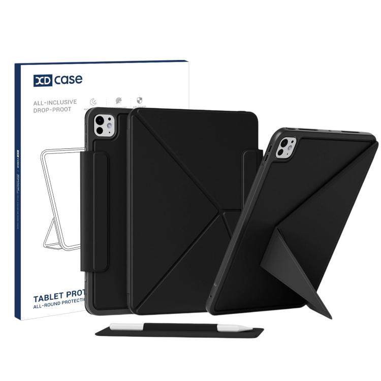 Custodia in pelle XDcase con cornice rimovibile, chiusura magnetica su entrambi i lati, per tablet smart, con portapenna., For iPad Air 11 2026/2025/2024, For iPad 2025 / 2022, For iPad mini 2024 / 2021, For iPad Pro 11 2022/2021/2020/2018             ...