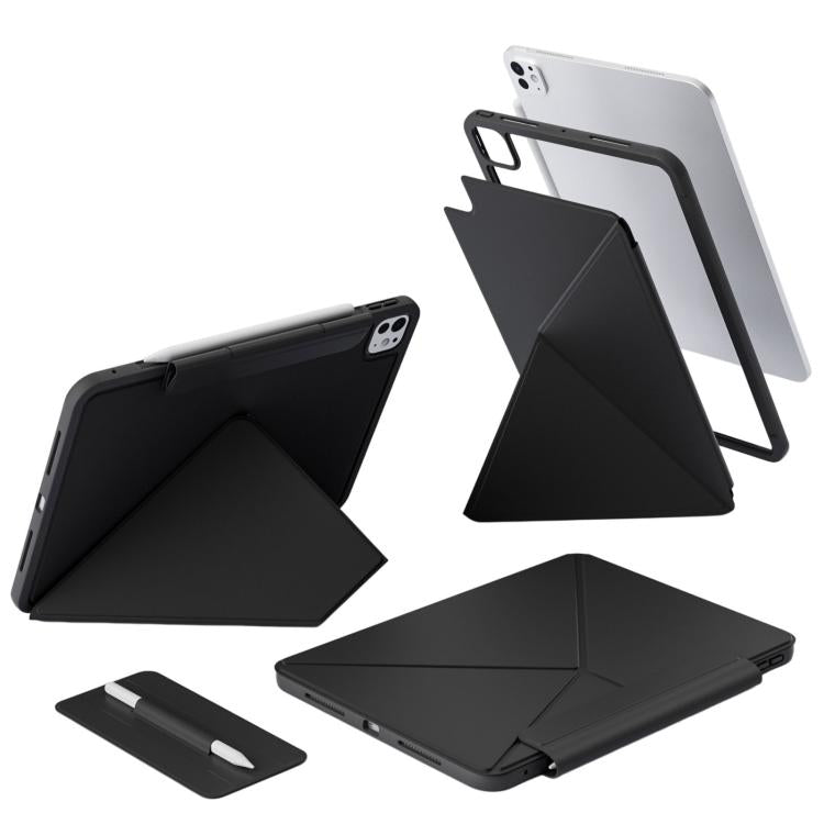Custodia in pelle XDcase con cornice rimovibile, chiusura magnetica su entrambi i lati, per tablet smart, con portapenna., For iPad Air 11 2026/2025/2024, For iPad 2025 / 2022, For iPad mini 2024 / 2021, For iPad Pro 11 2022/2021/2020/2018             ...