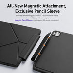 Custodia in pelle XDcase con cornice rimovibile, chiusura magnetica su entrambi i lati, per tablet smart, con portapenna., For iPad Air 11 2026/2025/2024, For iPad 2025 / 2022, For iPad mini 2024 / 2021, For iPad Pro 11 2022/2021/2020/2018             ...