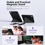 Custodia in pelle XDcase con cornice rimovibile, chiusura magnetica su entrambi i lati, per tablet smart, con portapenna., For iPad Air 11 2026/2025/2024, For iPad 2025 / 2022, For iPad mini 2024 / 2021, For iPad Pro 11 2022/2021/2020/2018             ...