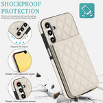 Custodia per cellulare a tracolla romboidale con protezione RFID e porta carte., For Galaxy A56 5G, For Galaxy A16 4G / 5G, For Galaxy A15 4G / 5G