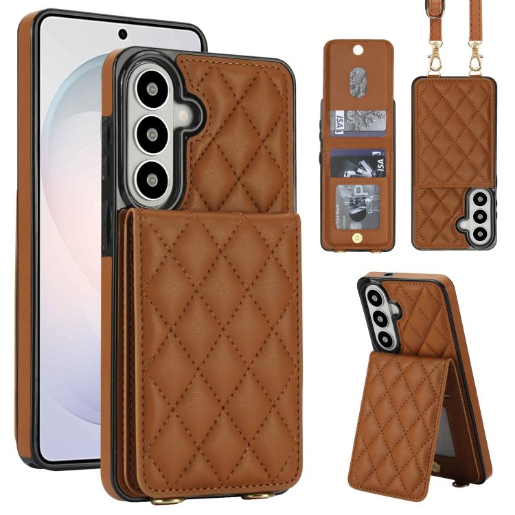 Custodia per cellulare a tracolla romboidale con protezione RFID e porta carte., For Galaxy A57 5G, For Galaxy A37 5G / A36 5G, For Galaxy A17 / A26 5G
