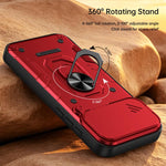 Custodia per telefono Nanshan Armor con anello scorrevole per fotocamera., For iPhone 17 Pro Max, For iPhone 17 Pro, For iPhone 17, For iPhone 16 Pro Max