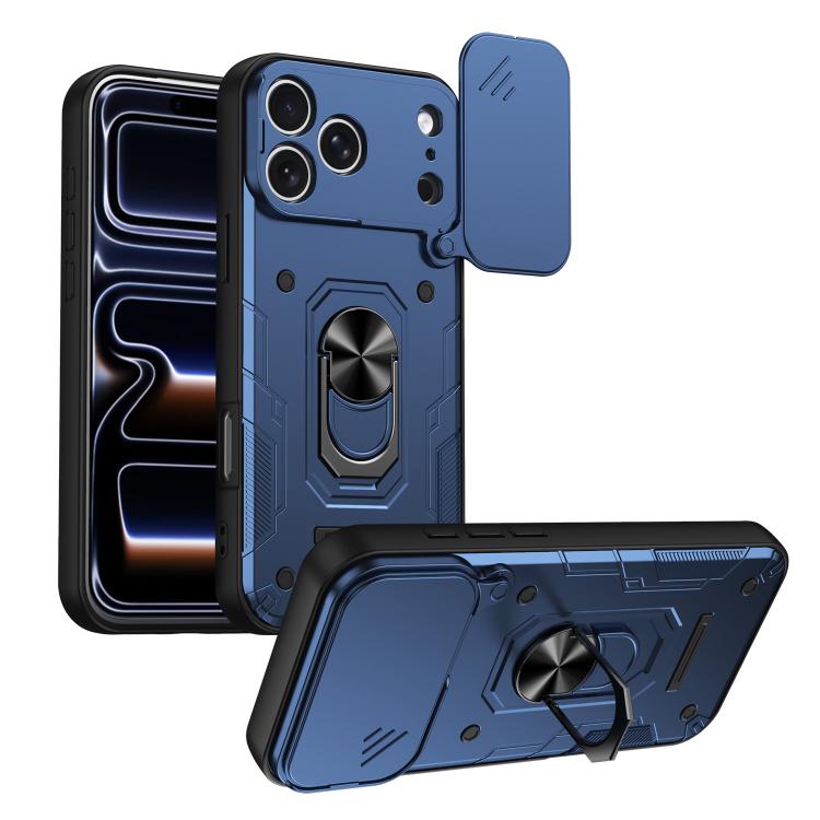 Custodia per telefono Nanshan Armor con anello scorrevole per fotocamera., For iPhone 17 Pro Max, For iPhone 17 Pro, For iPhone 17, For iPhone 16 Pro Max