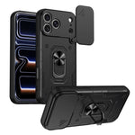 Custodia per telefono Nanshan Armor con anello scorrevole per fotocamera., For iPhone 17 Pro Max, For iPhone 17 Pro, For iPhone 17, For iPhone 16 Pro Max