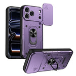 Custodia per telefono Nanshan Armor con anello scorrevole per fotocamera., For iPhone 17 Pro Max, For iPhone 17 Pro, For iPhone 17, For iPhone 16 Pro Max
