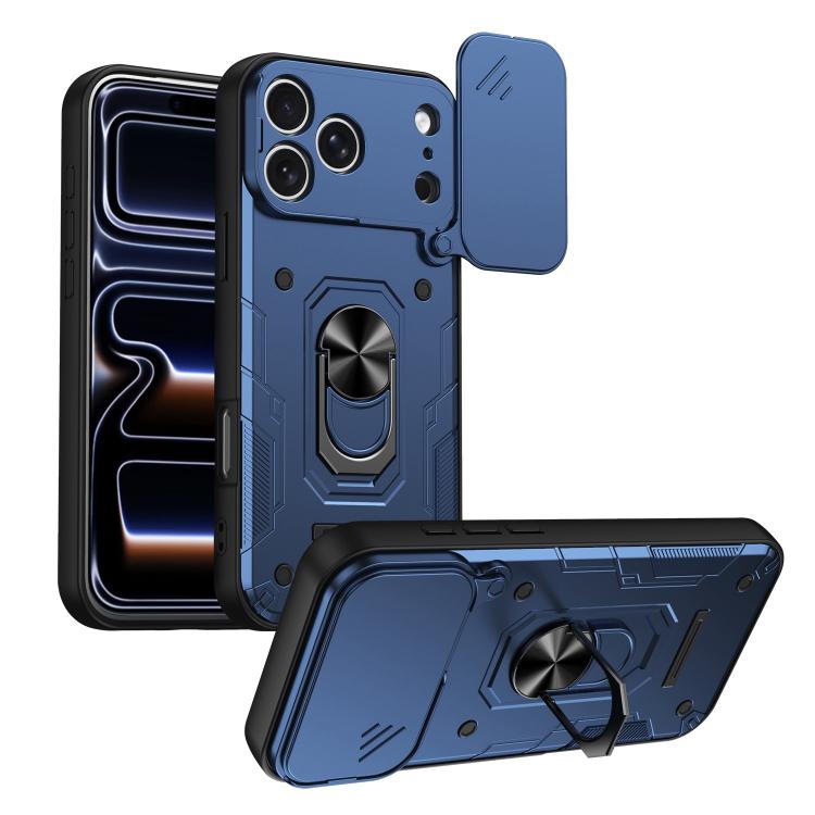 Custodia per telefono Nanshan Armor con anello scorrevole per fotocamera., For iPhone 17 Pro Max, For iPhone 17 Pro, For iPhone 17, For iPhone 16 Pro Max