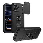 Custodia per telefono Nanshan Armor con anello scorrevole per fotocamera., For iPhone 17 Pro Max, For iPhone 17 Pro, For iPhone 17, For iPhone 16 Pro Max