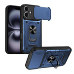 Custodia per telefono Nanshan Armor con anello scorrevole per fotocamera., For iPhone 17 Pro Max, For iPhone 17 Pro, For iPhone 17, For iPhone 16 Pro Max