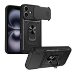 Custodia per telefono Nanshan Armor con anello scorrevole per fotocamera., For iPhone 17 Pro Max, For iPhone 17 Pro, For iPhone 17, For iPhone 16 Pro Max