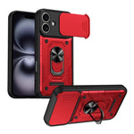 Custodia per telefono Nanshan Armor con anello scorrevole per fotocamera., For iPhone 17 Pro Max, For iPhone 17 Pro, For iPhone 17, For iPhone 16 Pro Max