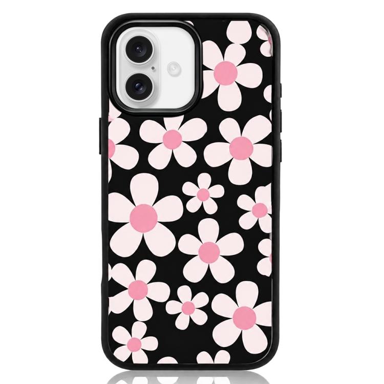 Custodia per telefono in silicone PC anti-caduta con motivo a bouquet, For iPhone 17 Pro Max, For iPhone 17 Pro, For iPhone 17