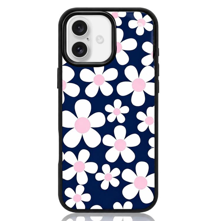 Custodia per telefono in silicone PC anti-caduta con motivo a bouquet, For iPhone 17 Pro Max, For iPhone 17 Pro, For iPhone 17