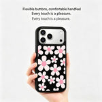 Custodia per telefono in silicone PC anti-caduta con motivo a bouquet, For iPhone 17 Pro Max, For iPhone 17 Pro, For iPhone 17