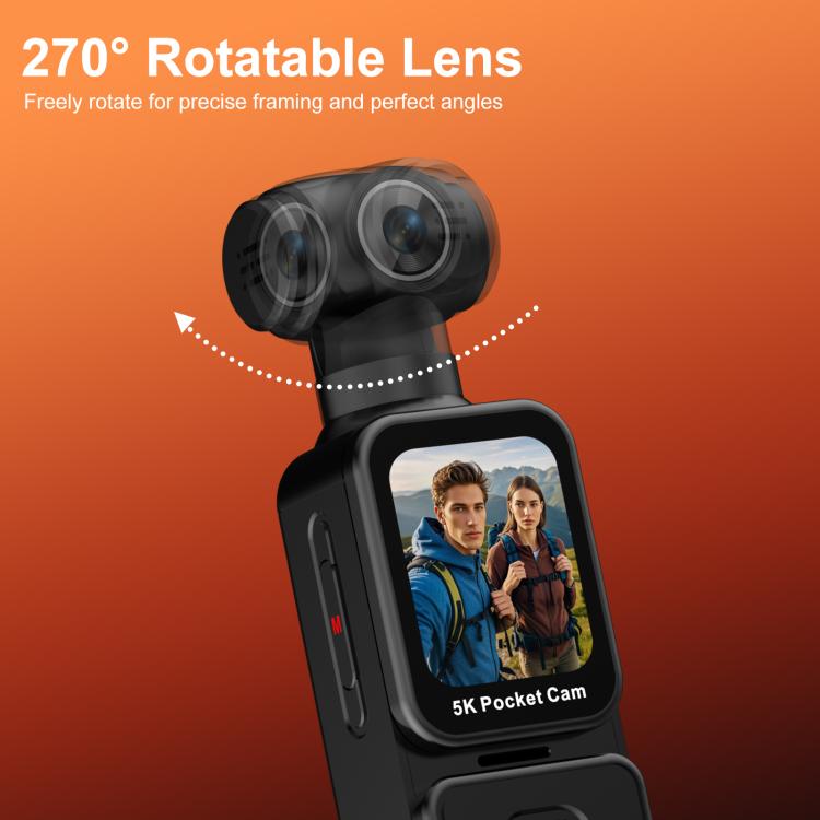 K28 Gimbal Camera con schermo IPS 1,69" e registrazione 5K