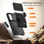 Custodia per telefono Nanshan Armor con anello scorrevole per fotocamera., For Galaxy S26+ 5G, For Galaxy S26 Ultra 5G, For Galaxy S26 5G