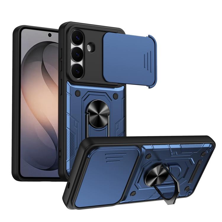 Custodia per telefono Nanshan Armor con anello scorrevole per fotocamera., For Galaxy S26+ 5G, For Galaxy S26 Ultra 5G, For Galaxy S26 5G