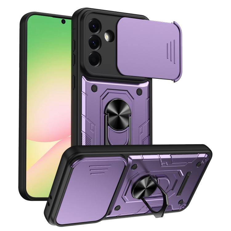 Custodia per telefono Nanshan Armor con anello scorrevole per fotocamera., For Galaxy A57 5G, For Galaxy A37 5G, For Galaxy A27 5G, For Galaxy A26 5G / A17