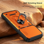 Custodia per telefono Nanshan Armor con anello scorrevole per fotocamera., For Galaxy A56 5G, For Galaxy A36 5G