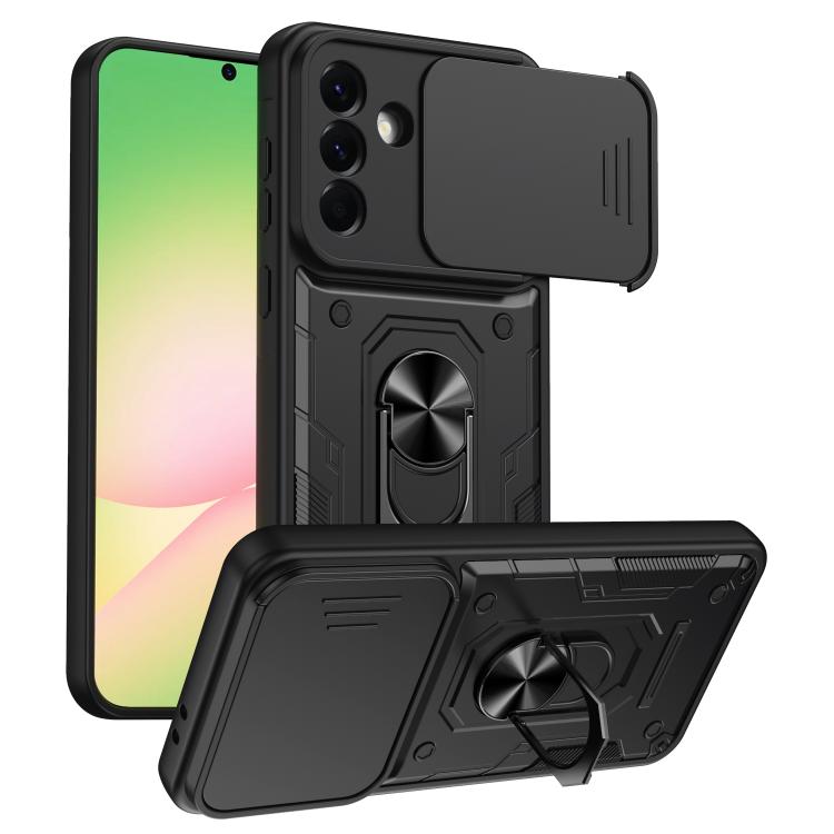 Custodia per telefono Nanshan Armor con anello scorrevole per fotocamera., For Galaxy A57 5G, For Galaxy A37 5G, For Galaxy A27 5G, For Galaxy A26 5G / A17