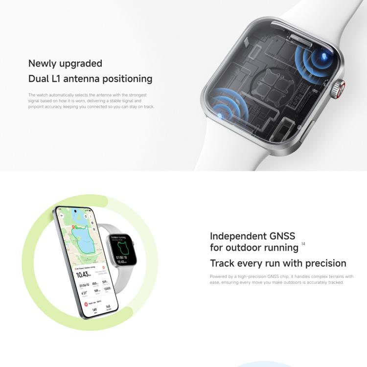 Xiaomi Redmi Watch 6, schermo AMOLED da 2,07 pollici, impermeabile fino a 5 ATM, supporta il monitoraggio della frequenza cardiaca e dell'ossigeno nel sangue., Redmi Watch 6 (Silver), Redmi Watch 6 (Blue), Redmi Watch 6 (Black)