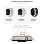 Xiaomi Redmi Watch 6, schermo AMOLED da 2,07 pollici, impermeabile fino a 5 ATM, supporta il monitoraggio della frequenza cardiaca e dell'ossigeno nel sangue., Redmi Watch 6 (Silver), Redmi Watch 6 (Blue), Redmi Watch 6 (Black)