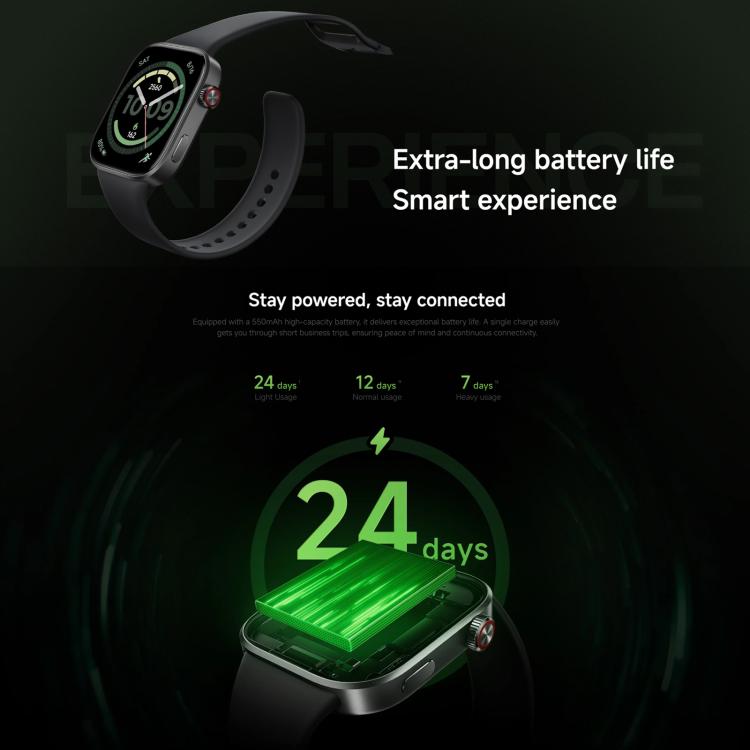 Xiaomi Redmi Watch 6, schermo AMOLED da 2,07 pollici, impermeabile fino a 5 ATM, supporta il monitoraggio della frequenza cardiaca e dell'ossigeno nel sangue., Redmi Watch 6 (Silver), Redmi Watch 6 (Blue), Redmi Watch 6 (Black)