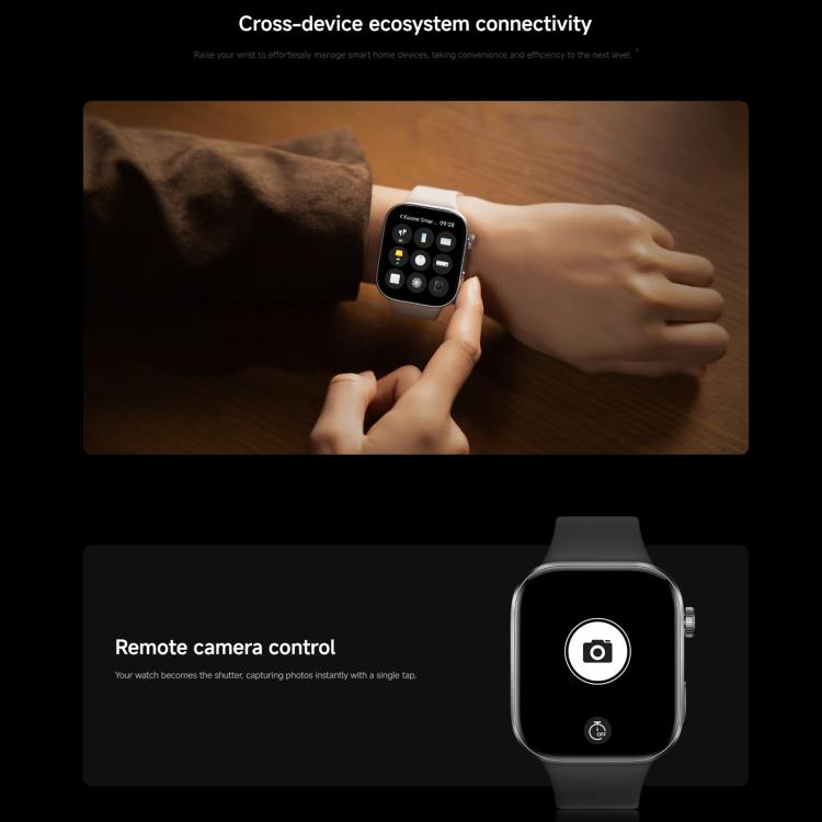 Xiaomi Redmi Watch 6, schermo AMOLED da 2,07 pollici, impermeabile fino a 5 ATM, supporta il monitoraggio della frequenza cardiaca e dell'ossigeno nel sangue., Redmi Watch 6 (Silver), Redmi Watch 6 (Blue), Redmi Watch 6 (Black)