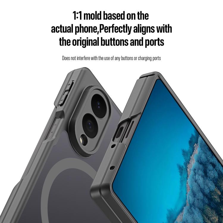 Custodia per telefono magnetica con cerniera DUX DUCIS EXPN Series Skin Feel, For Galaxy Z Fold8 5G, For Galaxy Z Fold8 Ultra 5G