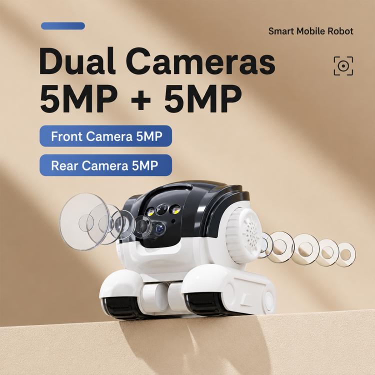 Telecamera domestica HD a doppia lente con controllo remoto tramite cellulare per il monitoraggio degli animali domestici, Type A, Type B